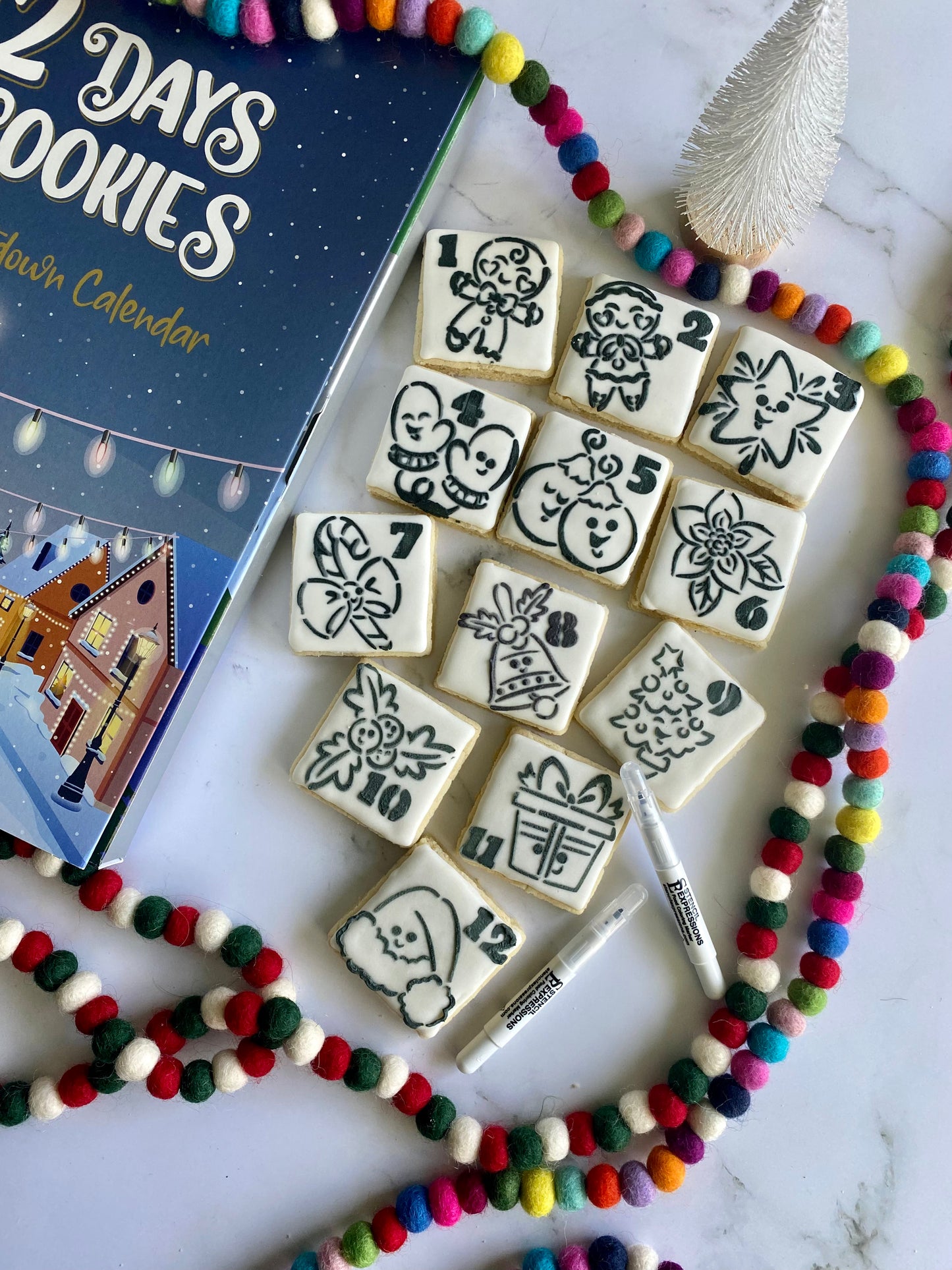 12 Days of Christmas Cookie Advent Calendar!
