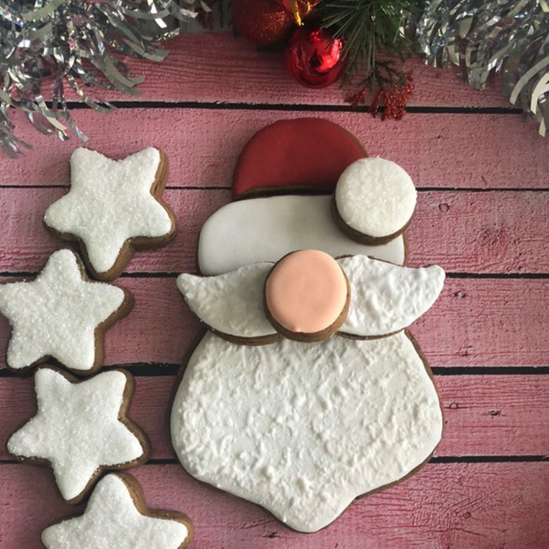 Simple Deconstructed Santa Face