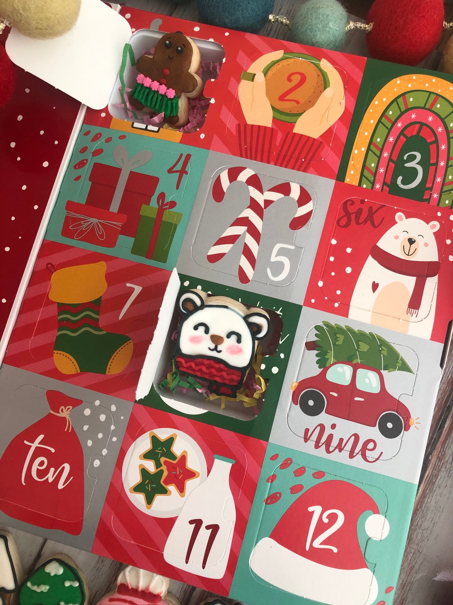 12 Days of Christmas Cookie Advent Calendar!