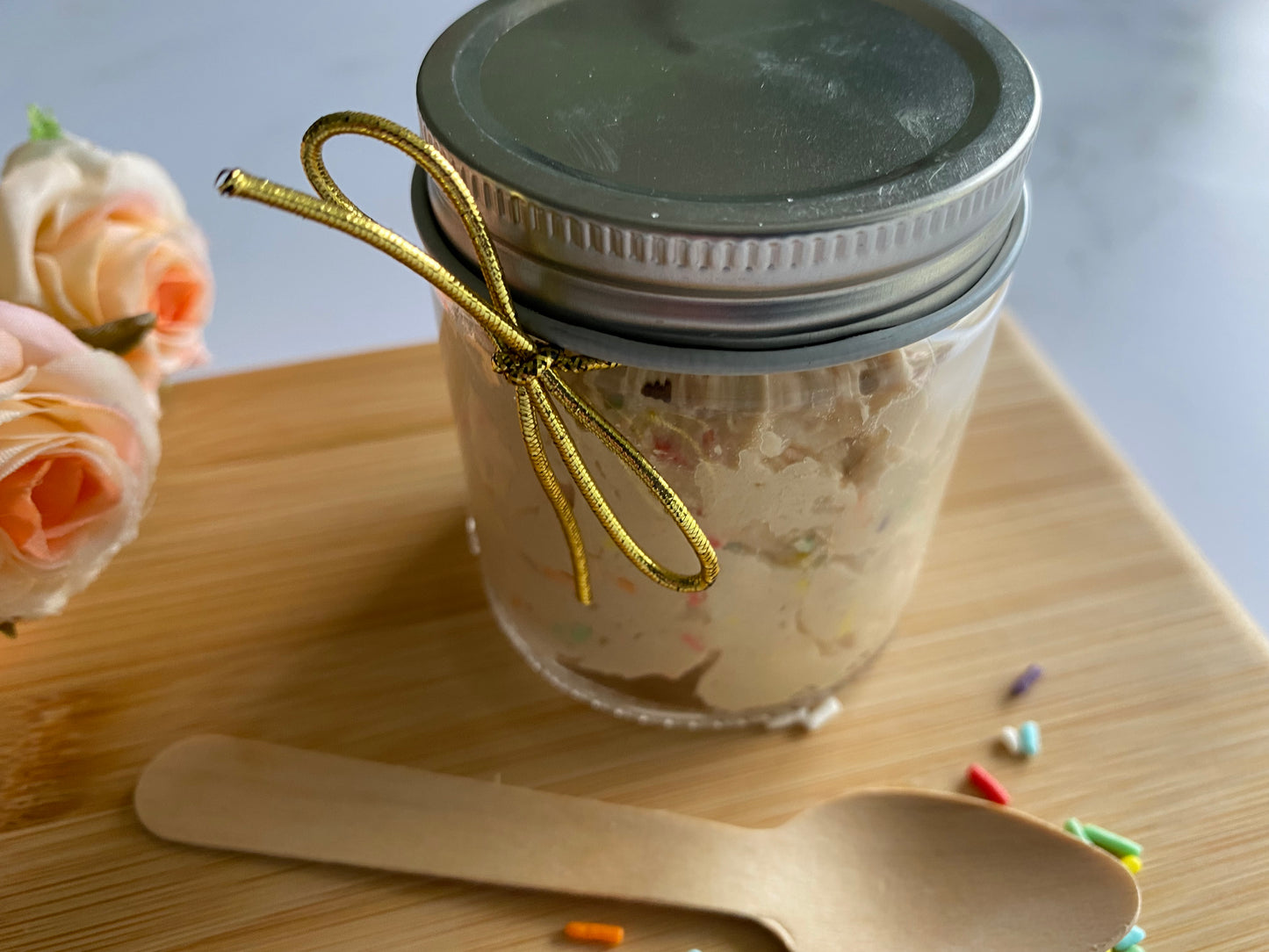 Funfetti Cookie Dough for one