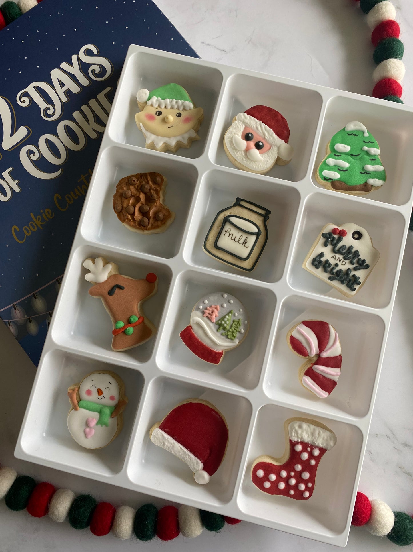 12 Days of Christmas Cookie Advent Calendar!