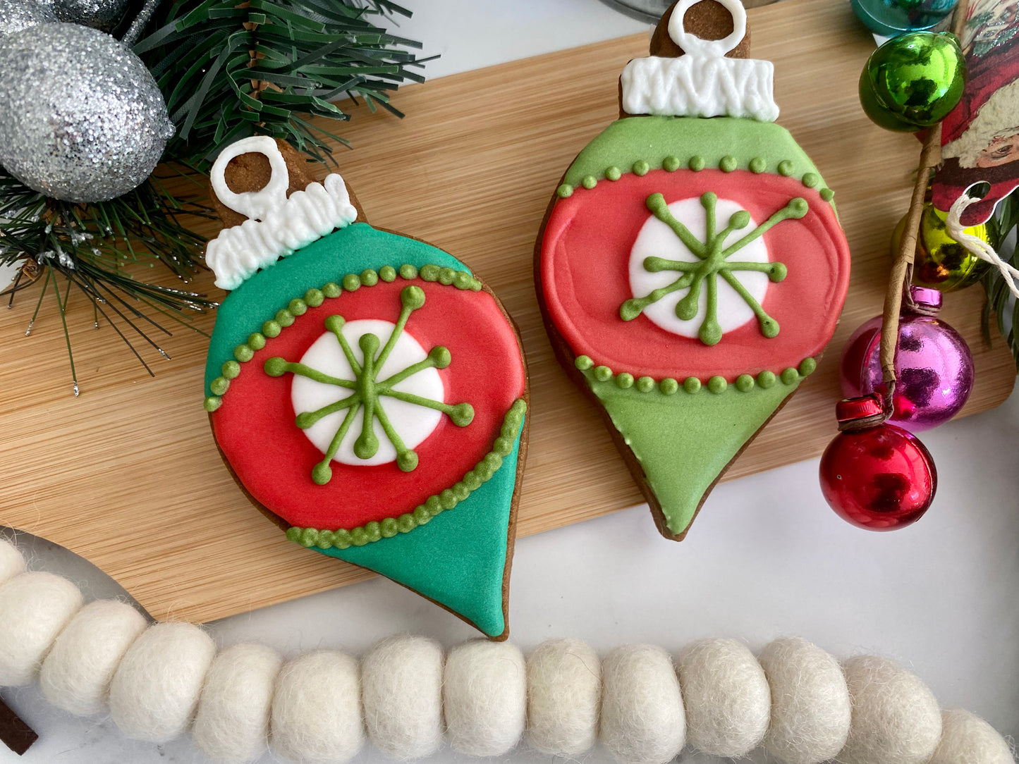 Vintage style ornaments