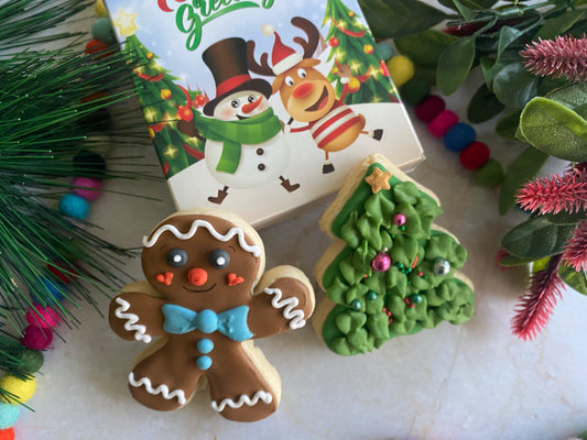Season's Greetings Two-Cookie Activity Box
