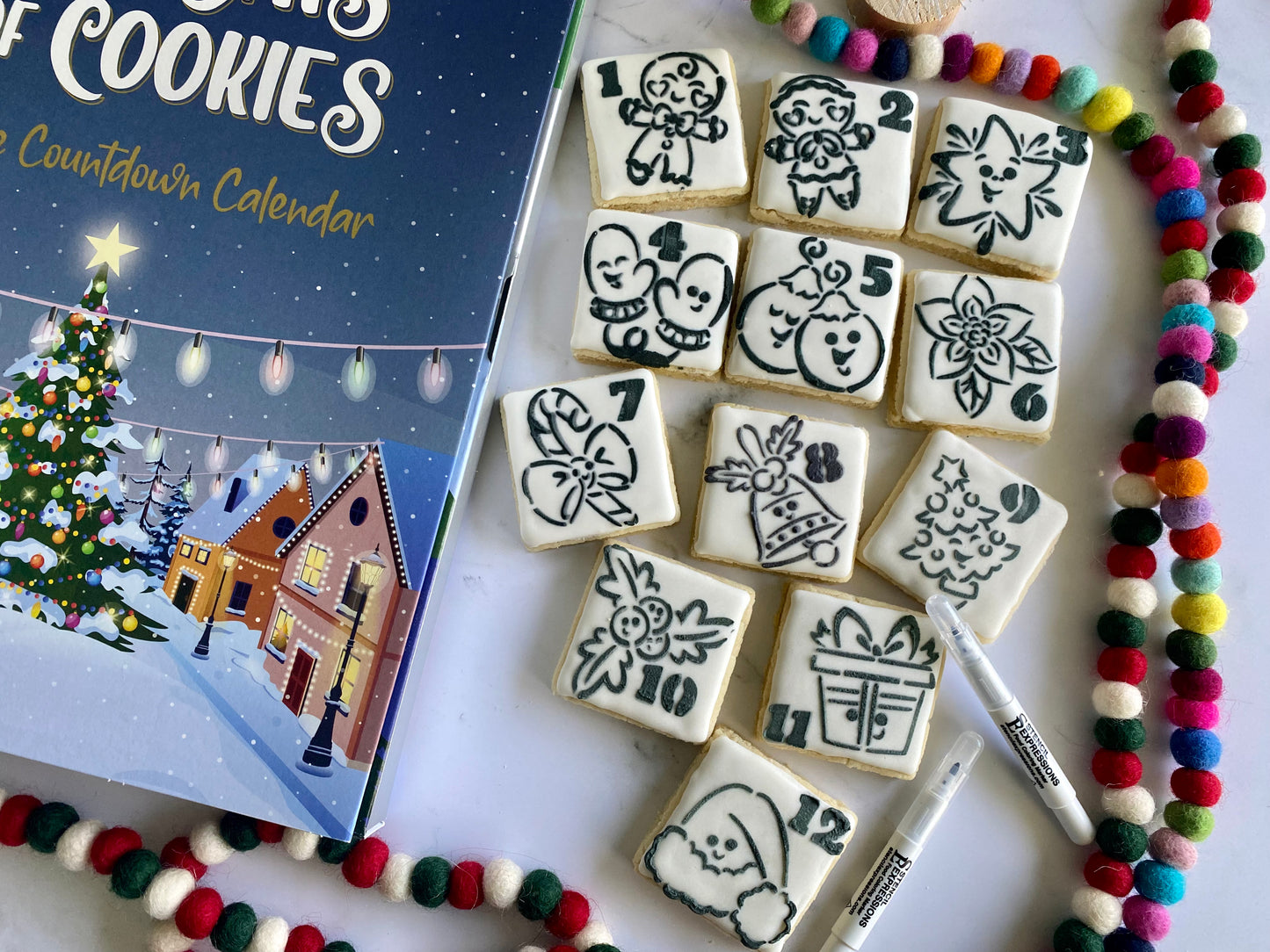 12 Days of Christmas Cookie Advent Calendar!