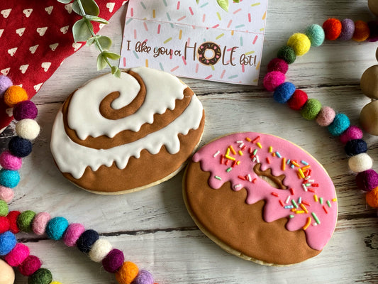 Donut and Cinnamon Bun Combo