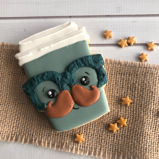 Takeout Coffee Cup w/Mustache