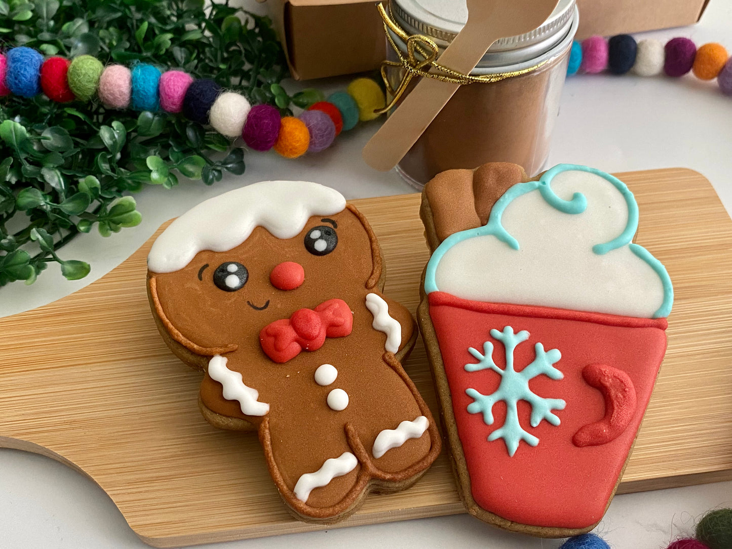 Gingerbread and Hot cocoa Mix giftset