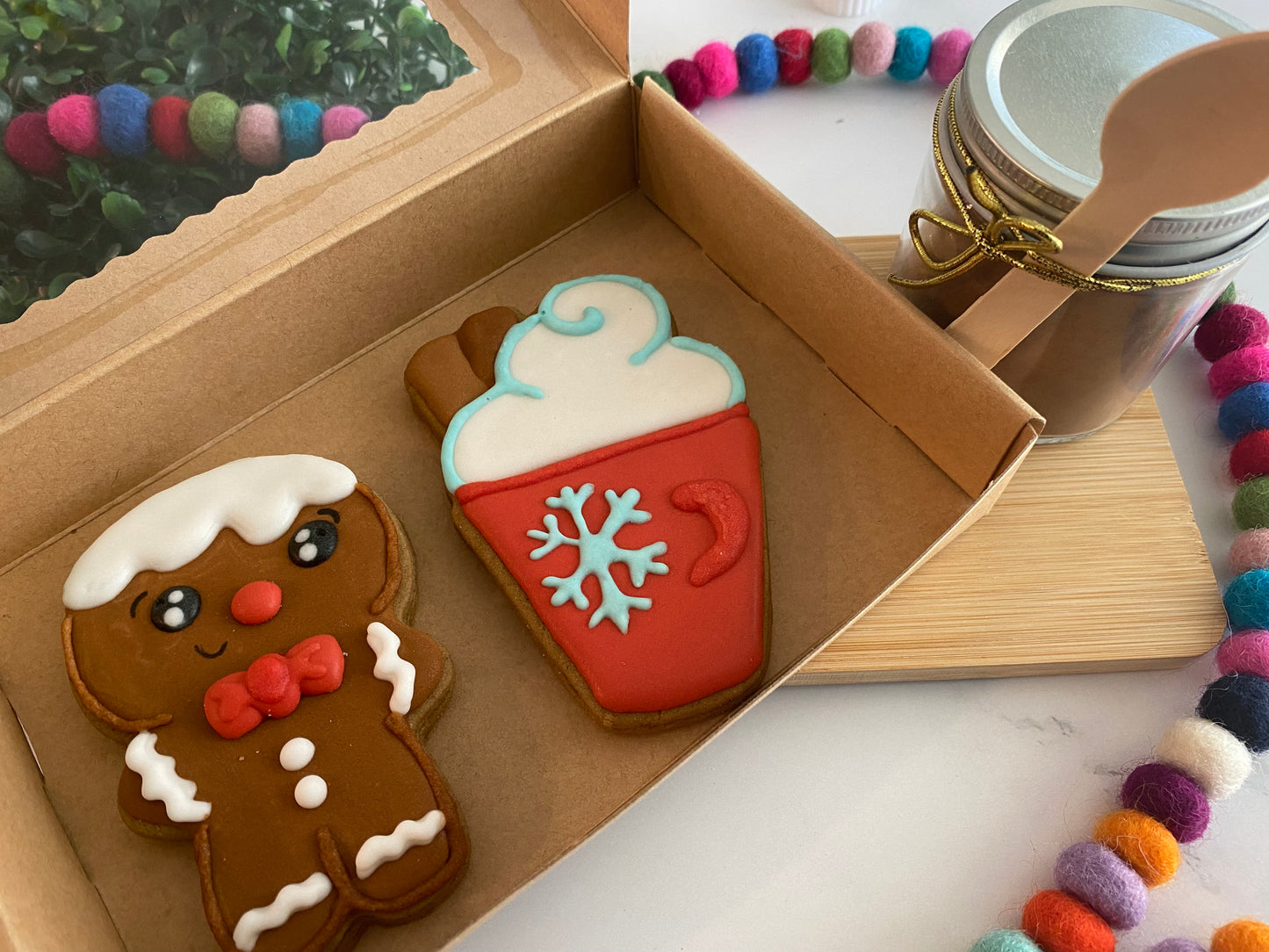 Gingerbread and Hot cocoa Mix giftset