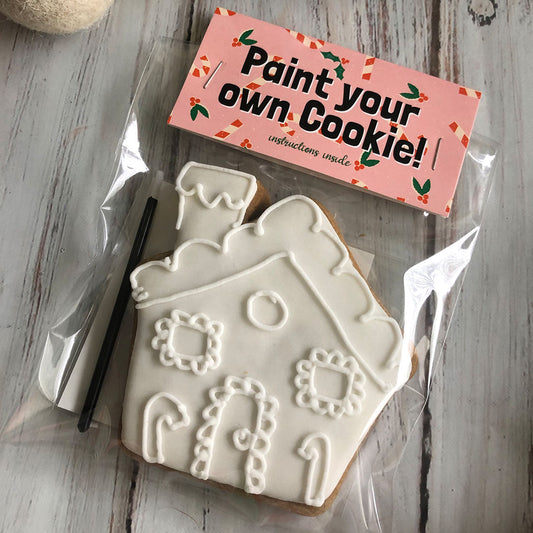 Paint Your Own Cookie - Gingerbread House