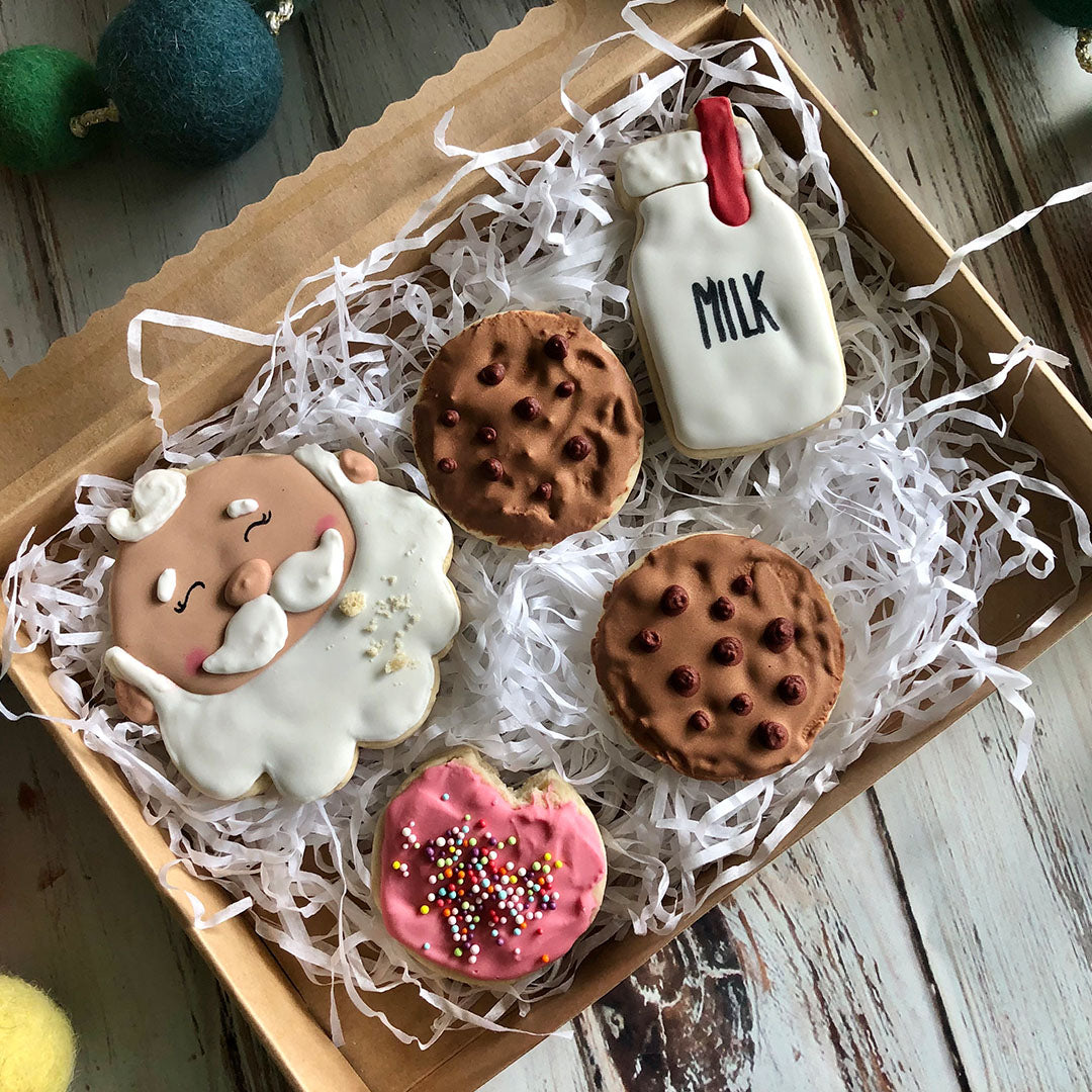 Santa's Milk and Cookies Gift Set
