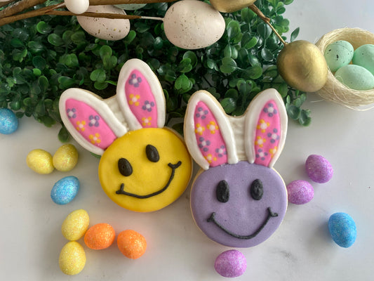 Smiley Face with Bunny Ears